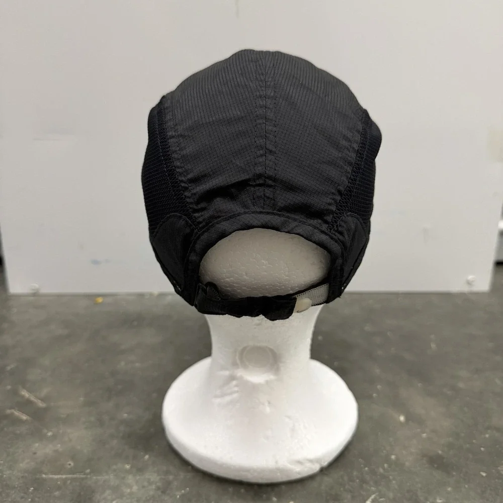 Nike Daybreak Dri-Fit 5-Panel Mesh Black Running Training Cap Hat